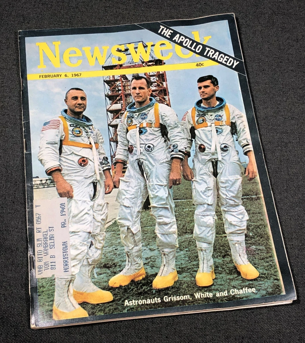 Newsweek February 6 1967 The Apollo Tragedy Grissom White Chaffee Space  NASA | eBay