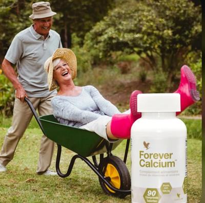 Forever Calcium 90T x2Pc-High Vitamin Calcium-Mag-Vitamin C-D-Zink-CHEMIEFREI