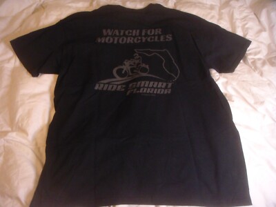 T-shirt Moto Ride Smart FL Jaune Fluo - Taille 2XL Homme, Occasion Très Bon état, Motif Graphique