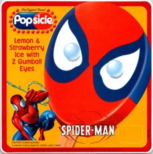 Vintage Good Humor Pricing Sticker 6"x6"  Popsicle Spiderman Old Style