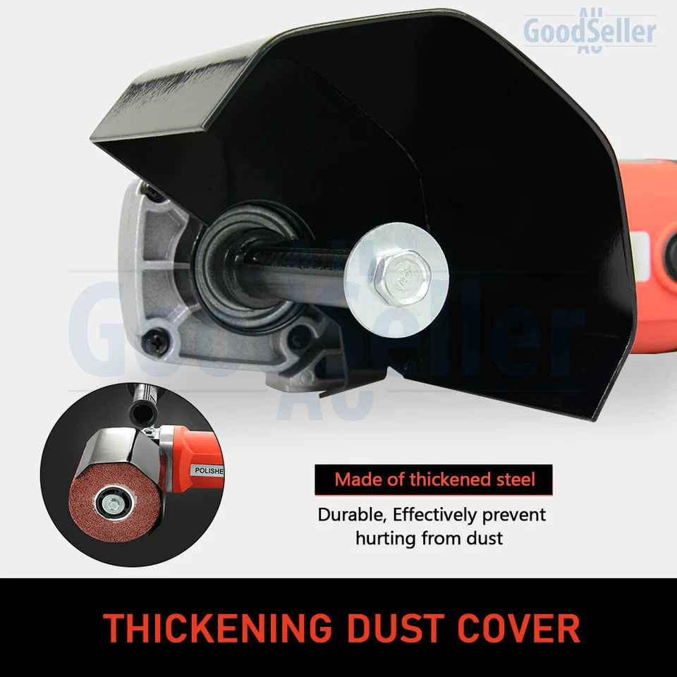 1400W Electric Burnishing Machine Burnisher Sander Polisher 2x Grinding Wheels - image 3 of 4