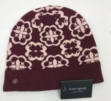 Women's Kate Spade Arabesque Knit Beanie Hat NWT