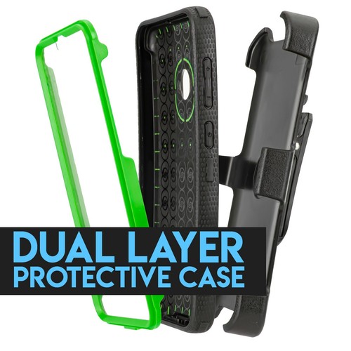 Für Samsung Galaxy A20/A30 Robuste Holster Defender Rüstung Case + Einbaudisplay - Bild 21 von 41
