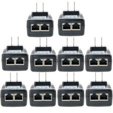 10x POE Injector 24V 1A Wall Plug Ethernet Adapter IP Phone Camera Power Supply