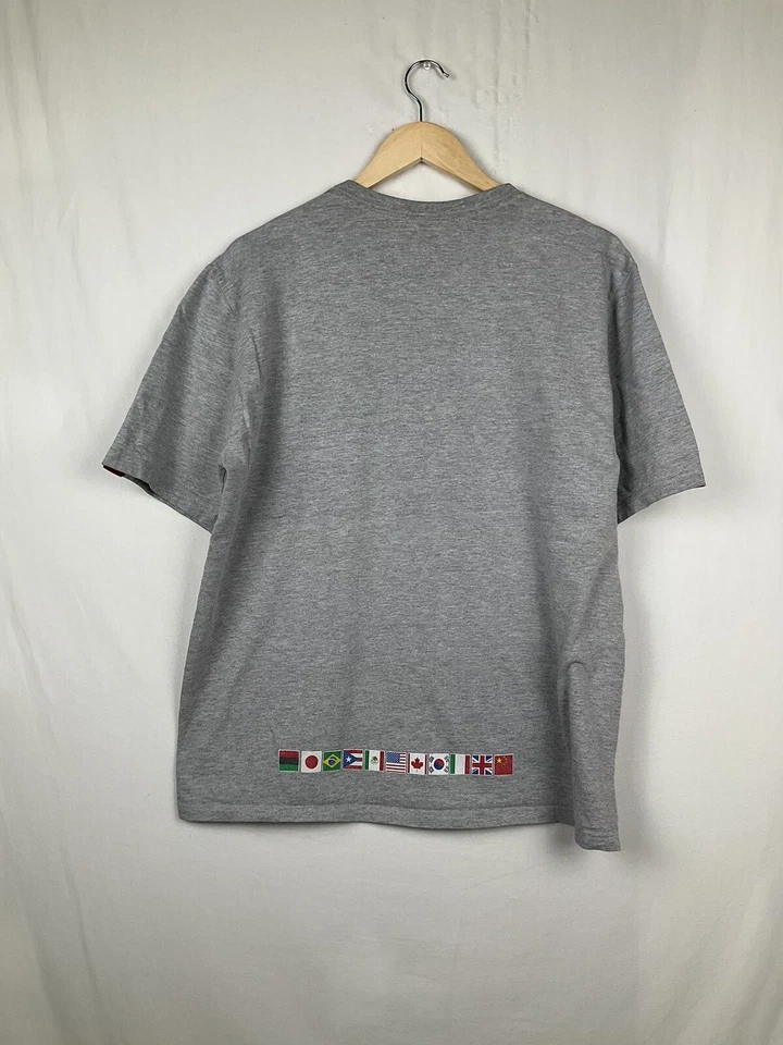 Camisa Mossimo De Colección Para Hombres L Doble Cara One Nation One Groove Patinador Foto 2 de 4