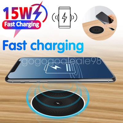 Desktop Embedded Wireless Charger 15W Fast Charging Base for Universal Phone