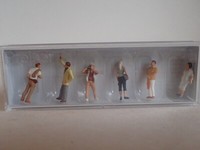 Preiser Betriebsausflug Sightseeing Passanten 10467 H0 1:87 Ovp 6Fig