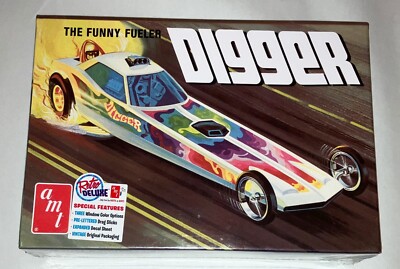 AMT Digger Funny Fueler Drag Car 1:25 scale model car kit 1154