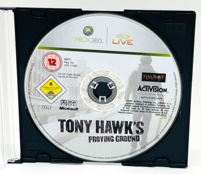 Tony Hawks Proving Ground Microsoft XBOX 360 NUR Disc OHNE Hülle