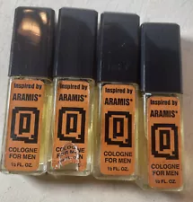 Lot Of 4 Cologne For Men .5 FlOz Inspired By Aramis Col1