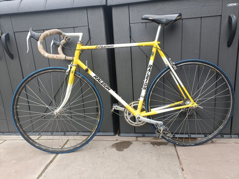 Vélo Route Raleigh 531c - Cadre Acier 56 Cm - Campagnolo Suntour - Vintage 1990