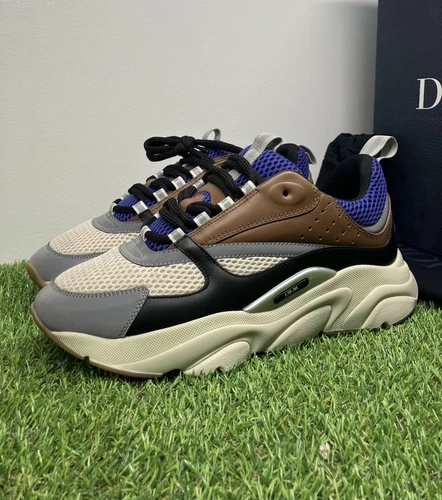 Taille 43 (US 10) Baskets Dior B22 « Violet café » EXCELLENT ÉTAT !