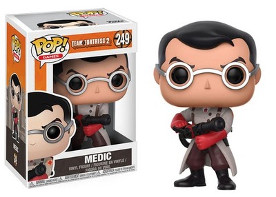 Funko Pop Medic #249 Team Fortress 2 TF2 Valve Gaming Vinyl Figure Rare