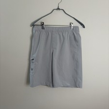 Columbia Youth Boys Shorts PFG Size 18/20 Grey EUC School Outdoors H5