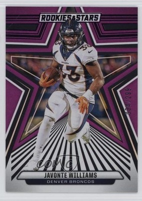 2024 Panini Rookies & Stars Purple 34/299 Javonte Williams #30 1ts9