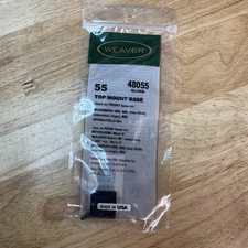 Weaver 55 Top Mount Base #48055 Gloss Black