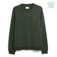 Image of Farah Mens Crew Sweatshirt Sweater Neck