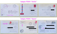 Marcophilie Navale Française - PA  FOCH - lot d'enveloppes diverses.