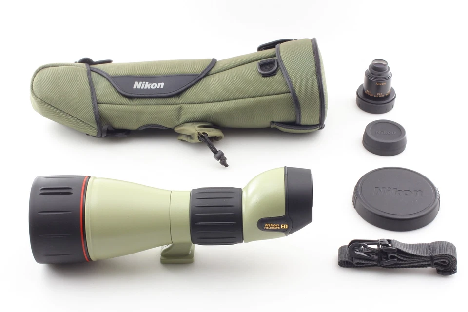 [Top MINT w/ Case] Nikon Field Scope ED 82 WATERPROOF w/ 30x WDS Eyepiece JAPAN - Image 3 of 4