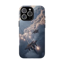 Phone Ink Case - iPhone/Galaxy/Pixel - Aerial Combat Military Planes