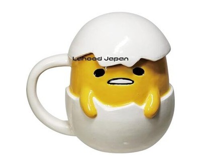 Sanrio Gudetama 3D Mug with Lid Approx. 400ml Approx. 12 x 13cm Tableware Goods