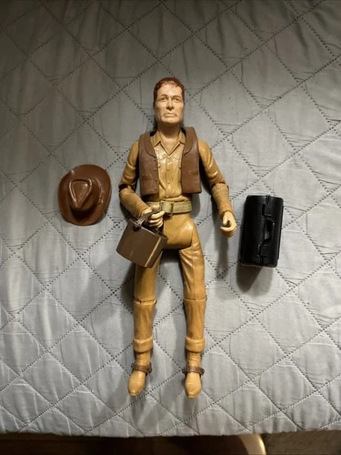Vintage Marx Johnny West Cowboy with Bag and Accessories Damaged