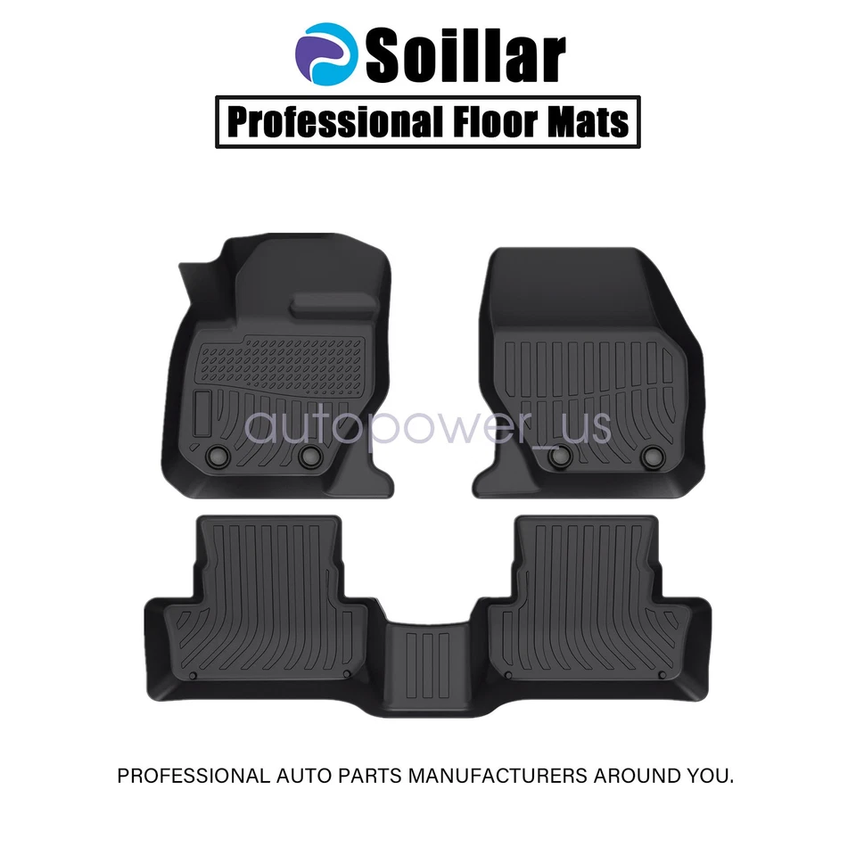 Alfombrillas forros TPE para Volvo XC60 2010 2011-2017 modelo 3D delanteras y traseras 3 piezas Foto 2 de 4