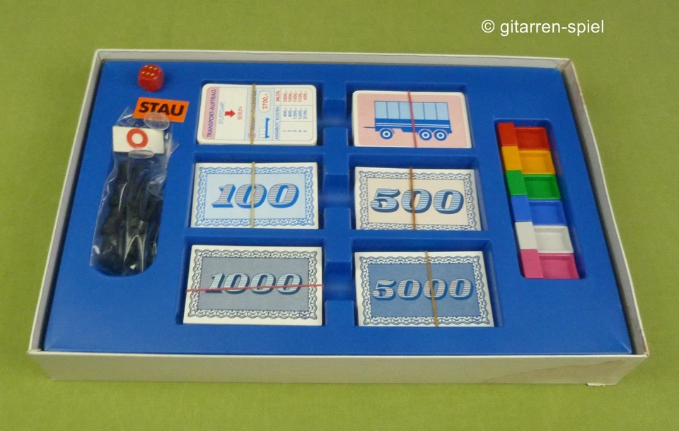 Auf Achse - Brummis Frachten Moneten Komplett - fx Schmid Spiel des Jahres 1987 - Bild 2 von 4