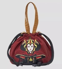 STAR WARS x Graniph Queen Amidala String Bag Burgundy Mini Handbag Japan