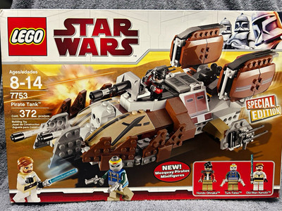 LEGO Star Wars Clone Wars 7753 Pirate Tank Special Edition Complete 372pcs