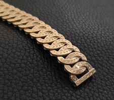 Stunning, Rare Men's '50s 16mm NOS J.B. Champion Yellow Gold-Filled Watch Band