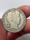 1908-D Silver Barber Half Dollar, Album Toning — photo 6
