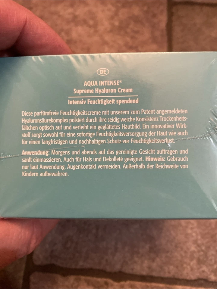 M. ASAM AQUA INTENSE HYALURON RICH CREAM 3.38 FL. OZ Brand New In Box! Sealed - Image 4 of 4