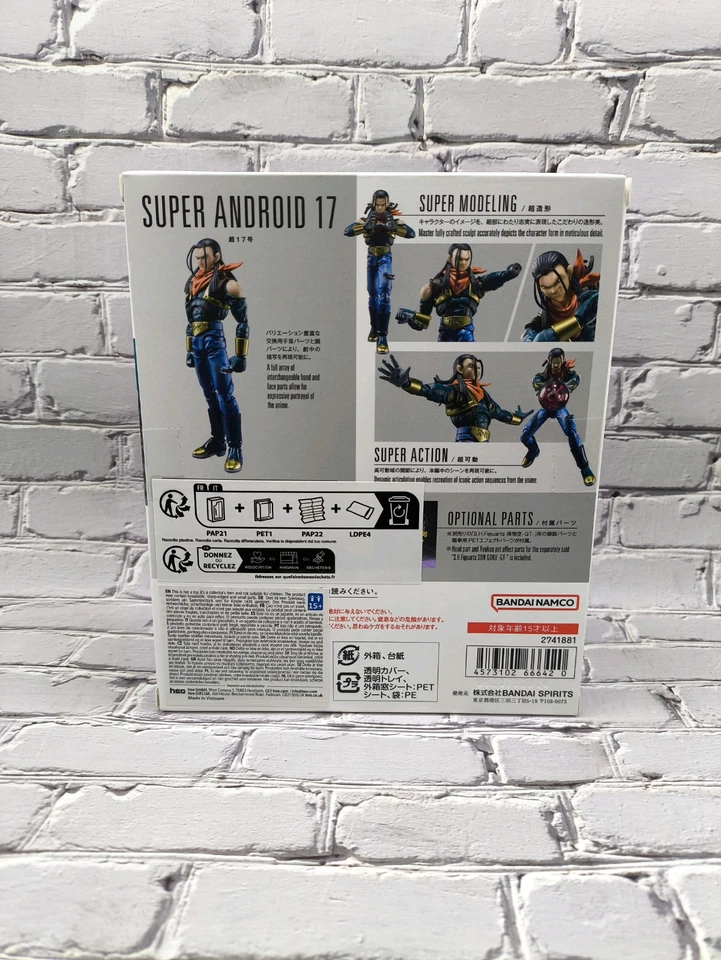 S.H Figuarts SH Dragon Ball GT Super Android 17 A17 - Imagen 2 de 4