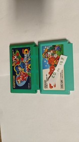Nintendo Famicom Lot of 2 - Rockman 5 & Wario's Woods - EDcx133