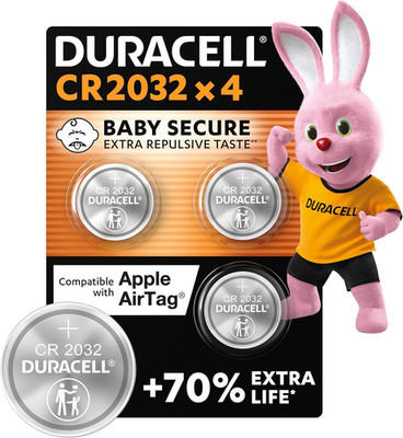 DURACELL 2032 Lithium Knopfzelle 4 Stck 3V CR2032 Bis Zu 70% Zusätzliche Lebensd