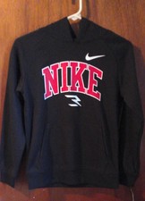 Boys Medium Black  Red Nike Hoodie NWT 