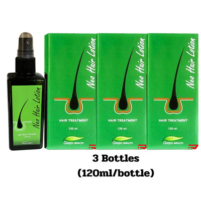 Neo Hair Lotion Original Thailand Green Wealth 120ml x 3 Flaschen Haarwuchs