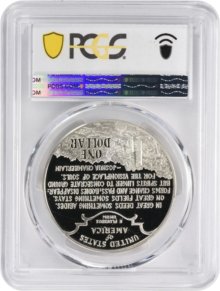 1995-S Civil War Commemorative Silver Dollar PR70DCAM PCGS - Image 2 of 2