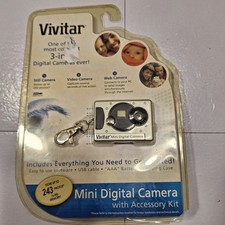 Vivitar Mini Digital Camera NOS Sealed 3 in 1 USB Photo Video 2000s Retro Gift