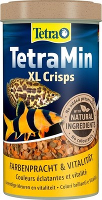 TetraMin XL Crisps - Fischfutter größere Zierfische, 500 ml Dose, nährstoffreich