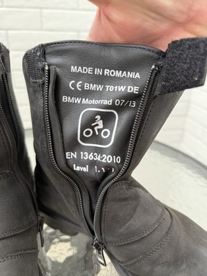 BMW Motorrad Women's Urban Charcoal Leather Side Zip Motorcycle
