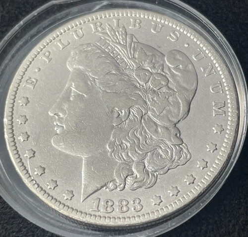 1883 $1 MORGAN SILVER DOLLAR, ESTATE SALE, BU, HIGHLY COLLECTABLE, #0132