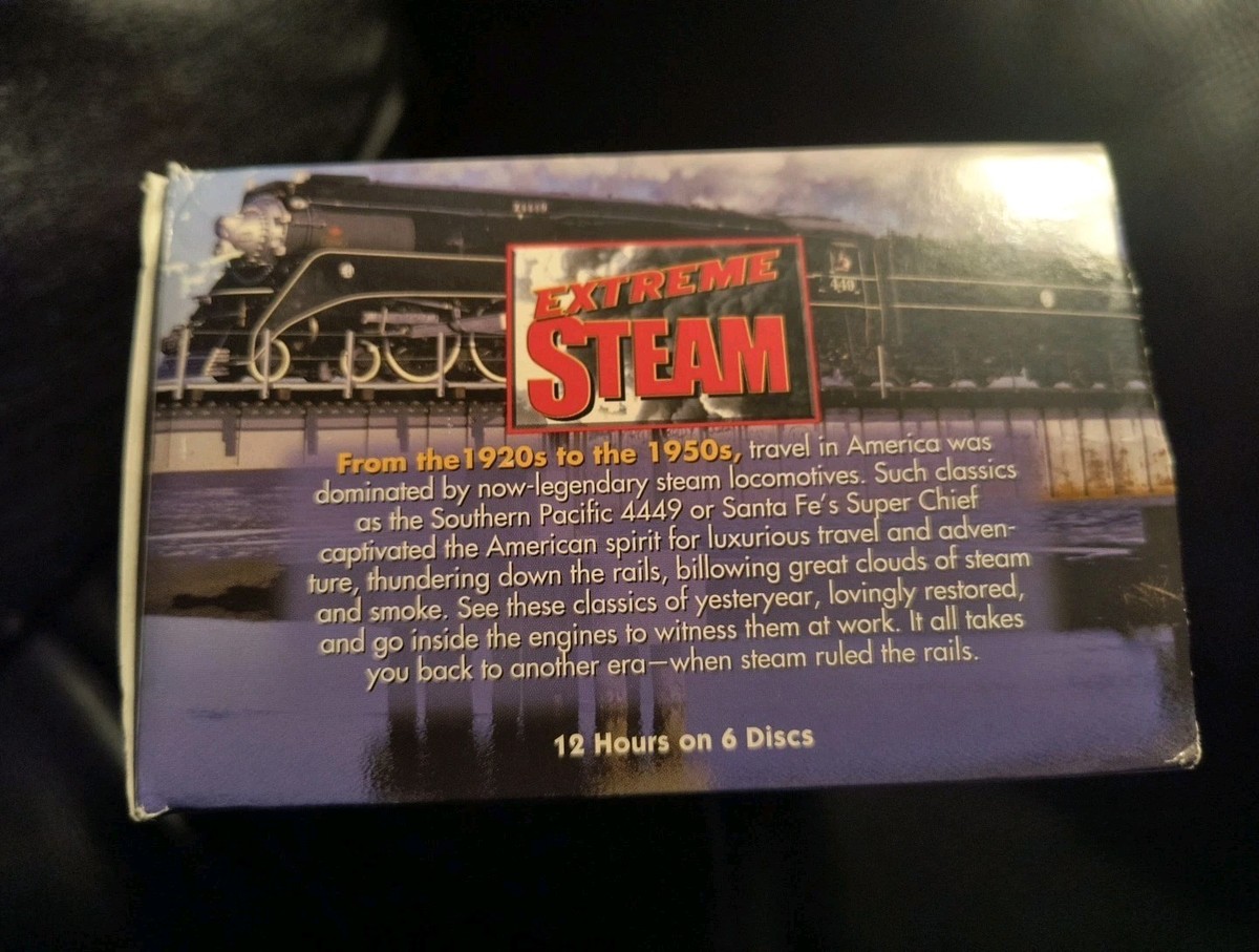 Extreme Steam (DVD, 2005, 6-Disc Set) America's Greatest Steam