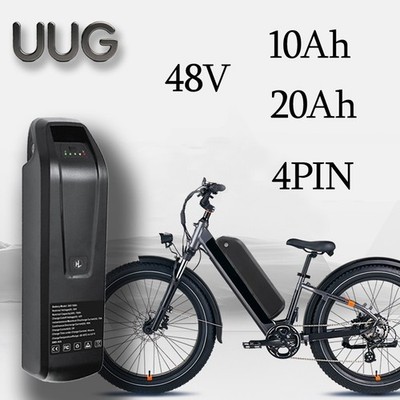 UUG 4PIN Ebike Battery 48V 10Ah 20Ah Electric BiKE Battery Black US