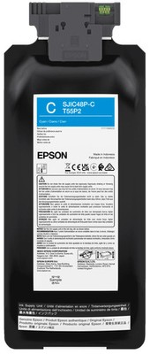 Epson SJIC48P-C / T55P2 / C13T55P240 Tinte cyan