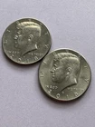 2018 P & D Kennedy Half Dollar (2) Clad Coins Circulated  Free shipping N 534