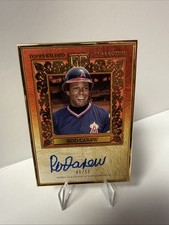 2025 Topps Gilded Collection Rod Carew Rose Gold Framed Hall Of Famers Auto 50