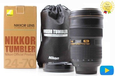 Travel Mug [Unused /Box] Nikon NIKKOR AF-S 24-70mm G ED Genuine From JAPAN
