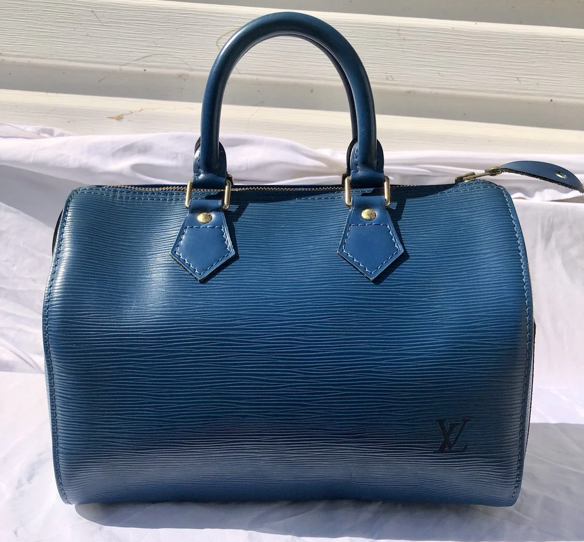 louis vuitton epi blue products for sale | eBay
